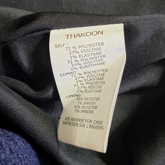 Thakoon Addition Textured Abstract Modern Blue Grey Mini Skirt 0 - Picture 5 of 5